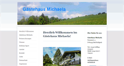 Desktop Screenshot of gaestehaus-michaela.de